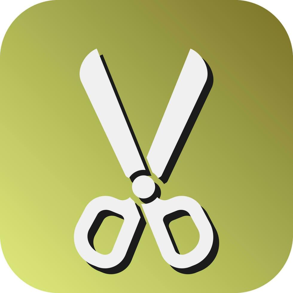 Scissor Vector Glyph Gradient Background Icon For Personal And Commercial Use.