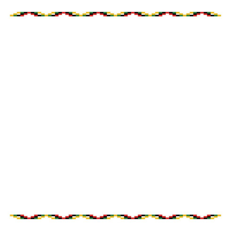 Kwanzaa Frame Element Collection set vector