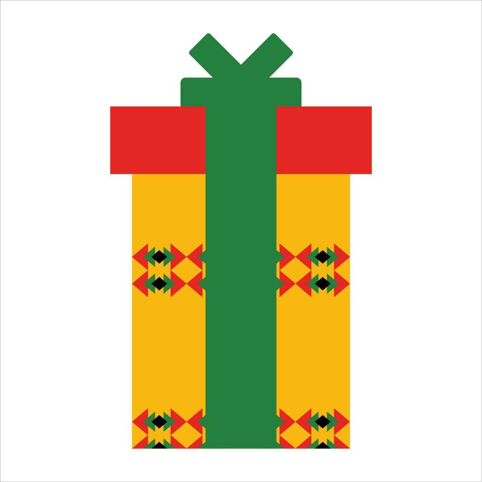 Kwanzaa Flower Element Collection set vector