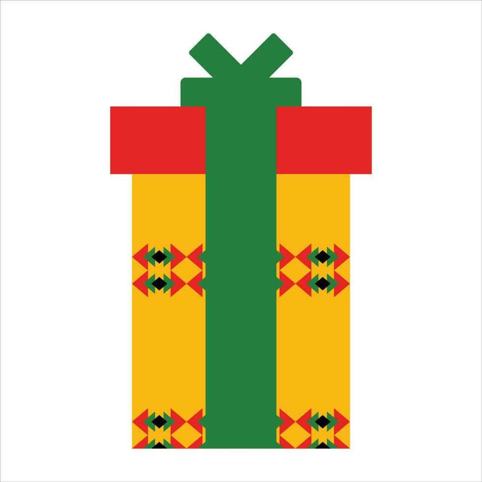 kwanzaa flor elemento colección conjunto vector