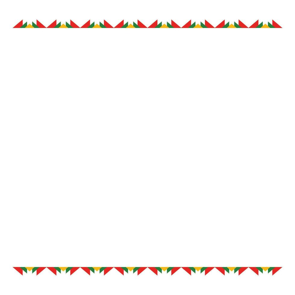 Kwanzaa Frame Element Collection set vector