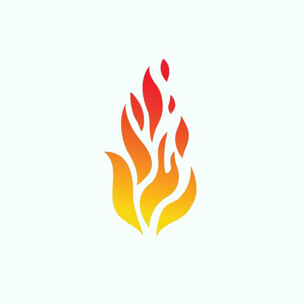 Fire flame vector elements illustration