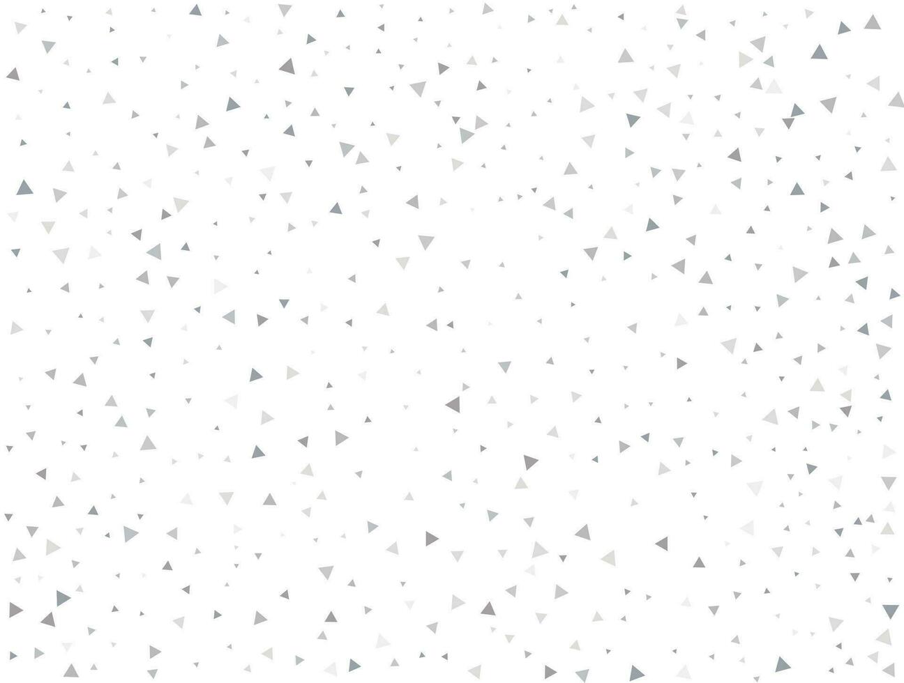 Boda ligero plata triangular Brillantina papel picado antecedentes. blanco festivo textura vector