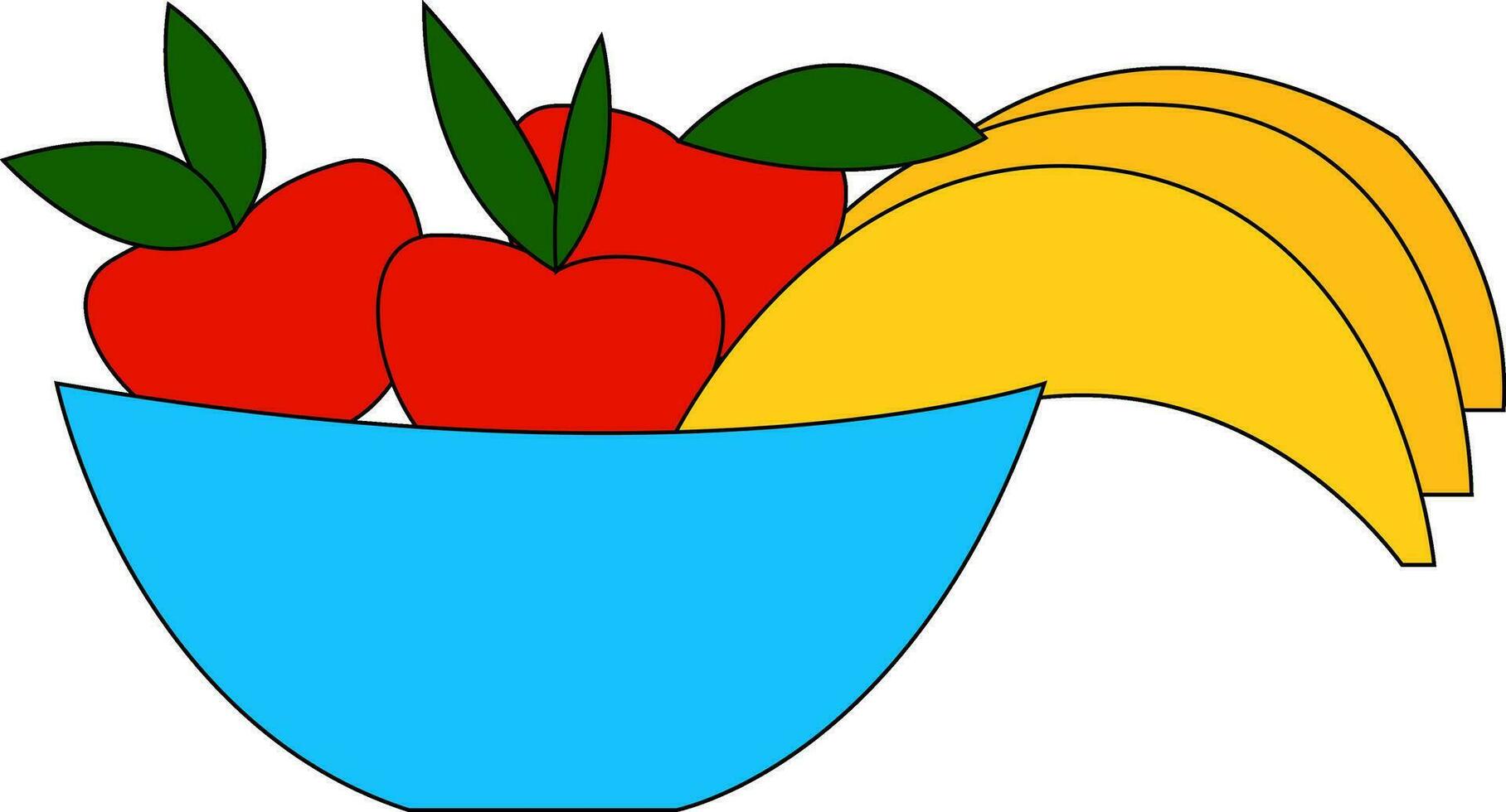 Fruit hand drawn design, illustration, vector on white background.