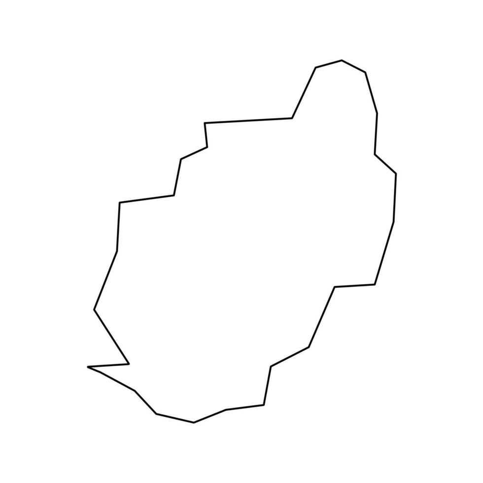 Harare city map, administrative division of Zimbabwe. Vector illustration.
