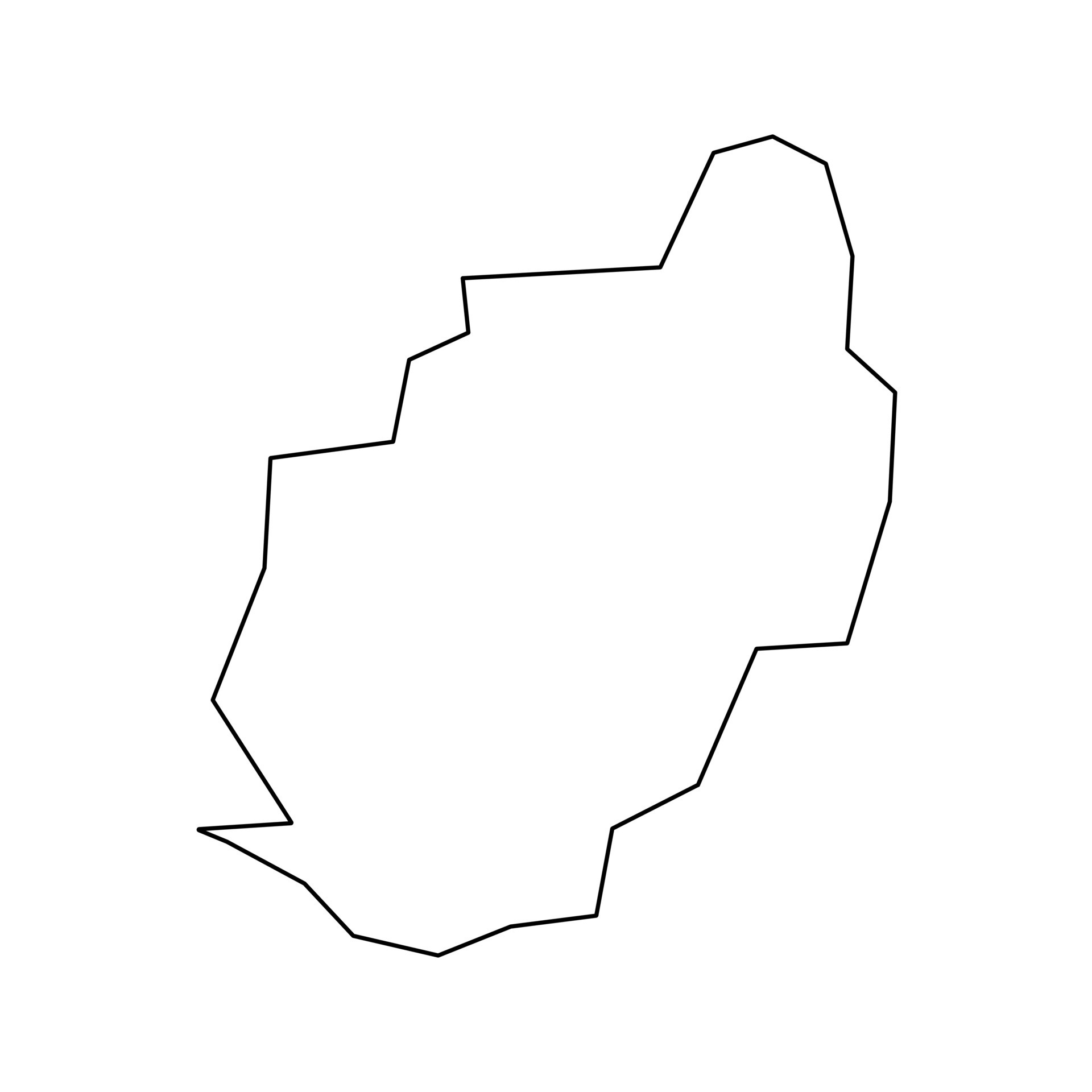 Harare city map, administrative division of Zimbabwe. Vector