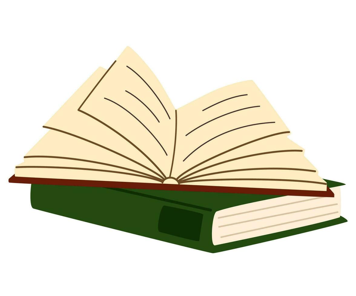 pilas de libros para lectura. literatura, diccionarios, enciclopedias, planificadores con marcadores pila de libros de texto para educación. de colores plano vector ilustración aislado en blanco antecedentes