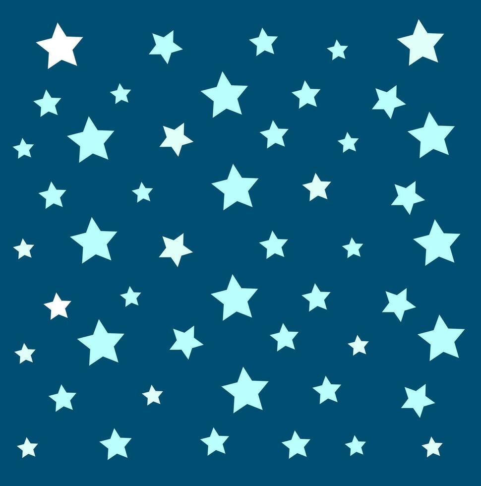 Stars pattern design, illustration, vector on white background.