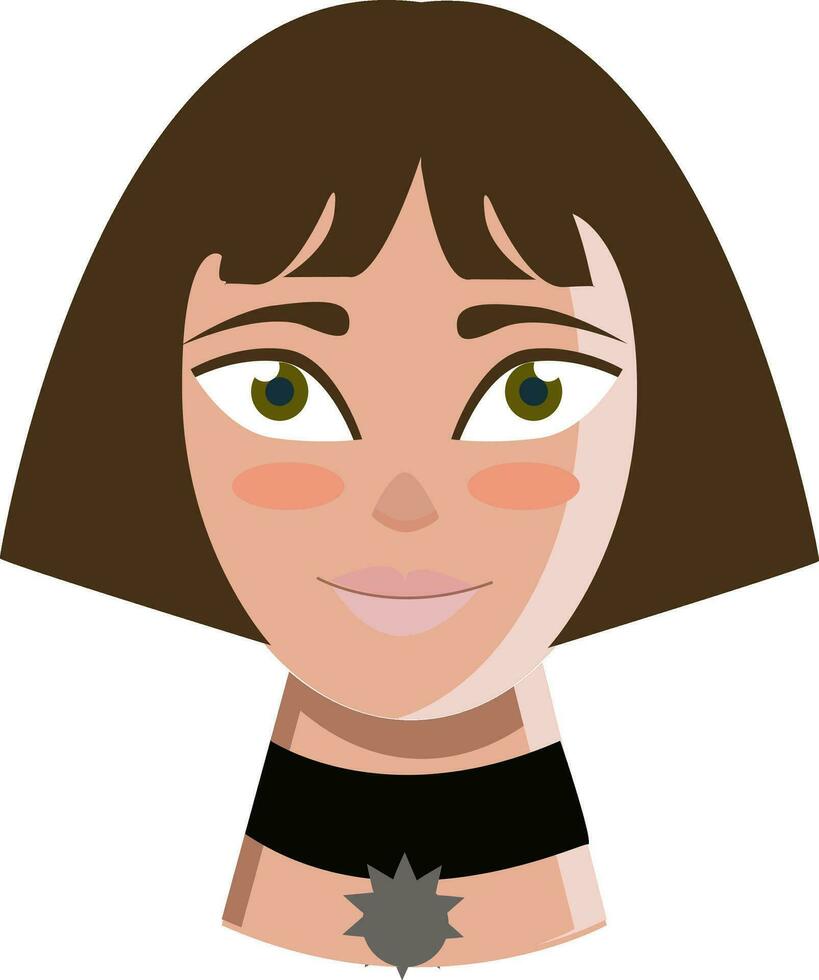 Clipart of famous comic character of a girl with a superpower vector color drawing or illustration