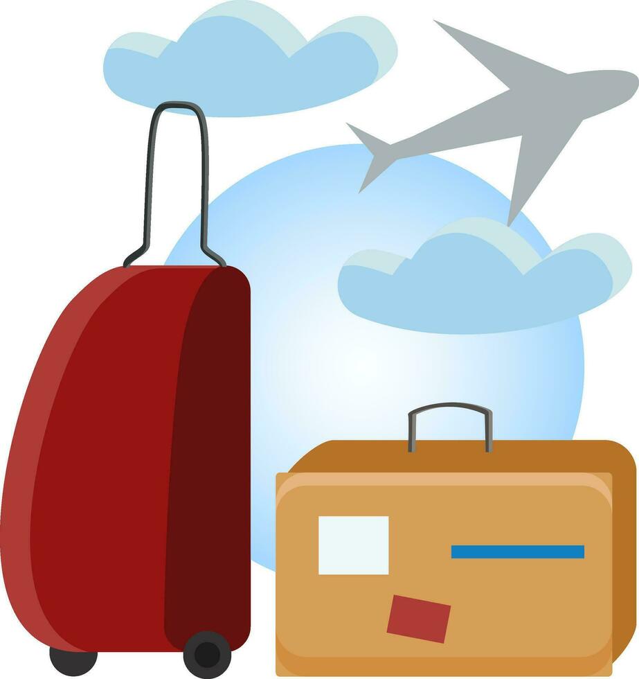 Holiday travel vector or color illustration