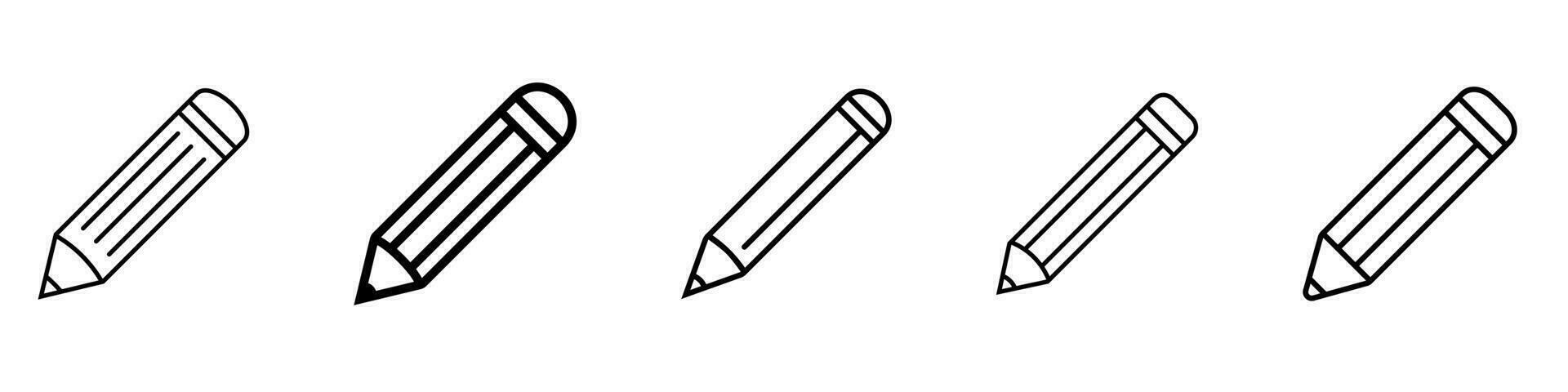 Pencil icon vector. vector