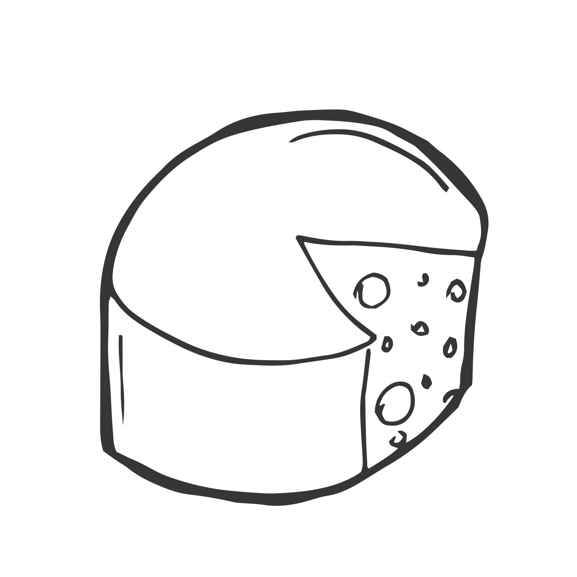 Doodle cheese head sketch in vector 35402249 Vector Art at Vecteezy