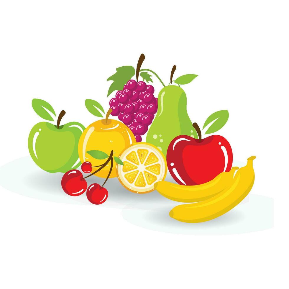 Fresco Fruta vector icono ilustración diseño modelo