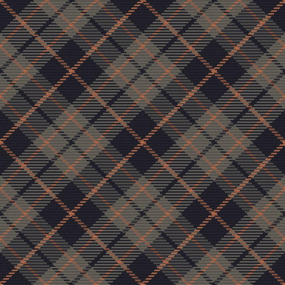 Seamless pattern of scottish tartan plaid. Repeatable background with check fabric texture. Vector backdrop striped textile print.