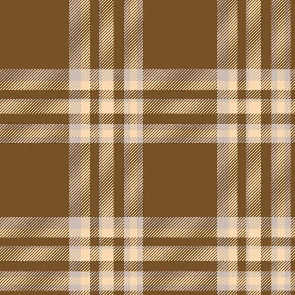 Plaid seamless pattern. Check fabric texture. Vector textile print.
