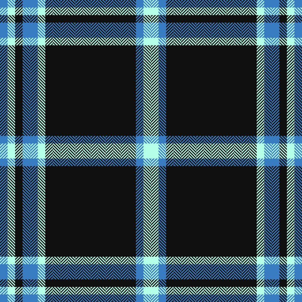 Plaid check pattern. Seamless fabric texture. Tartan textile print. vector