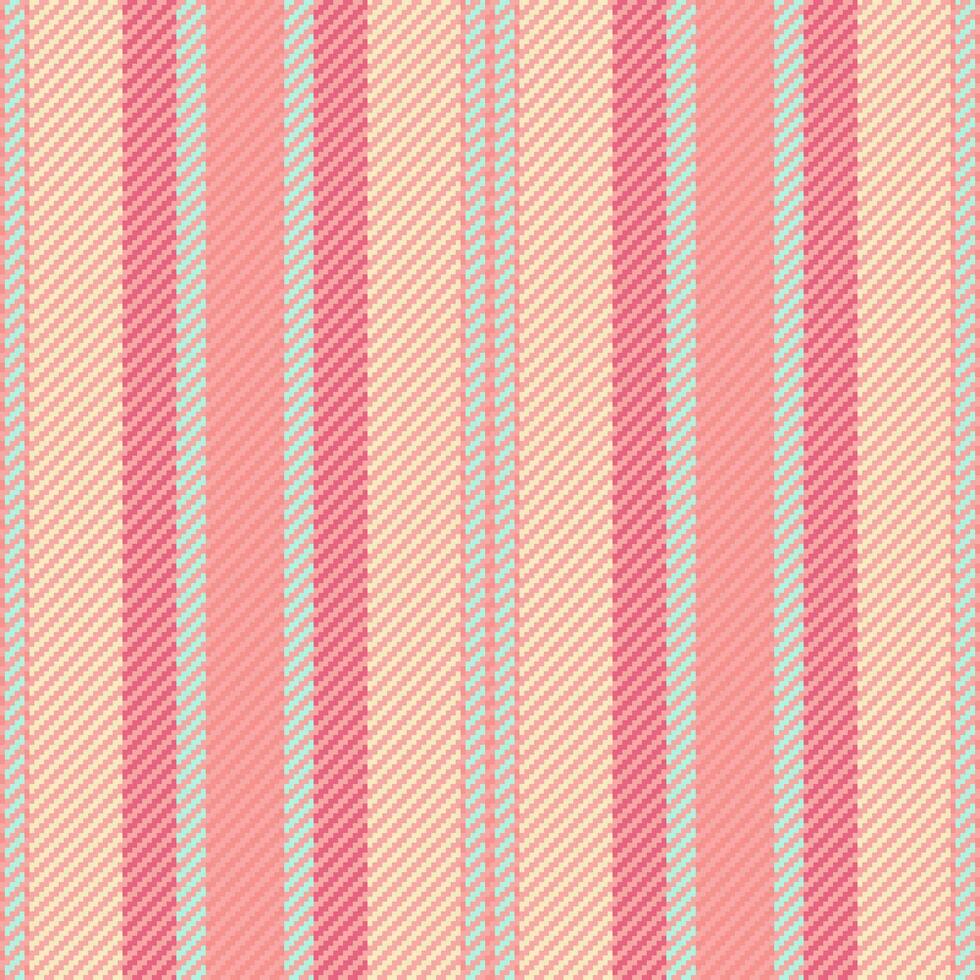 Vector stripe fabric of lines textile pattern with a texture seamless vertical background.