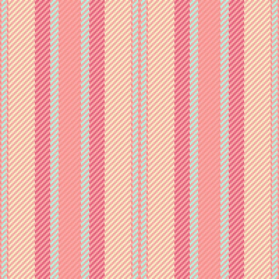 Vector stripe fabric of lines textile pattern with a texture seamless vertical background.