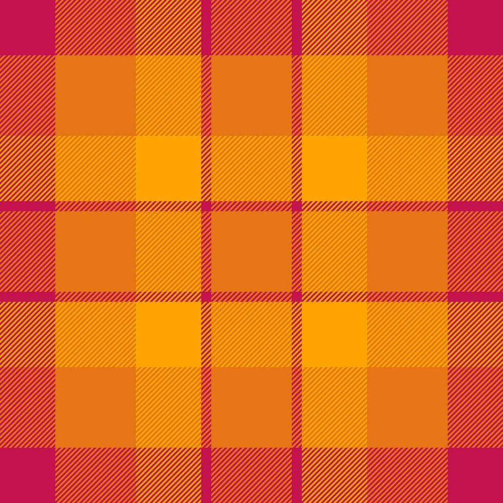 Vector tartan pattern of fabric background texture with a check plaid seamless textile.