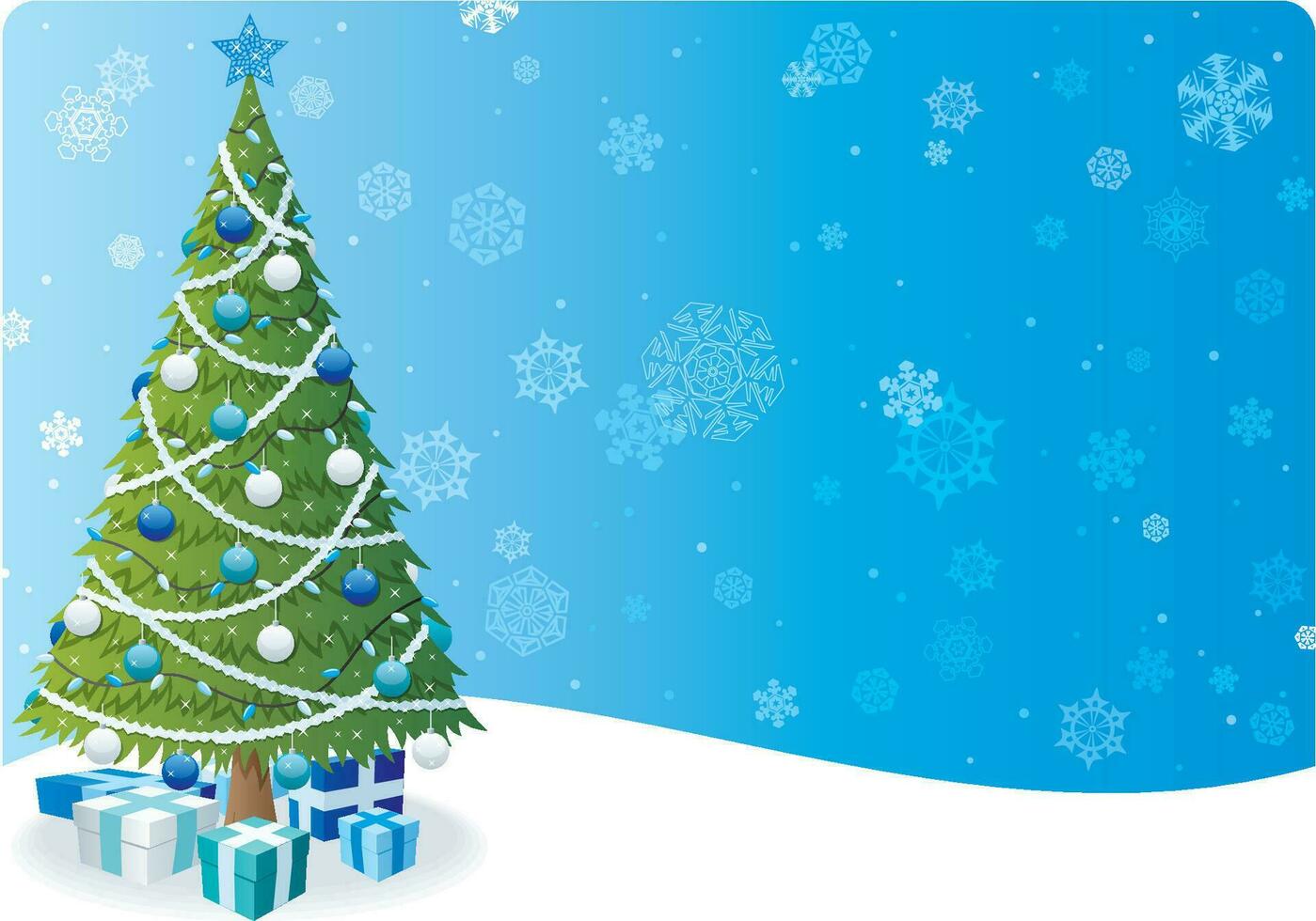 Christmas Tree Background 2 vector