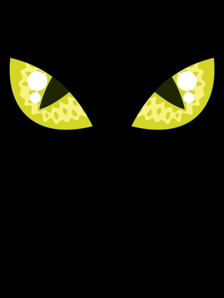 Cat Eyes Isolated vector