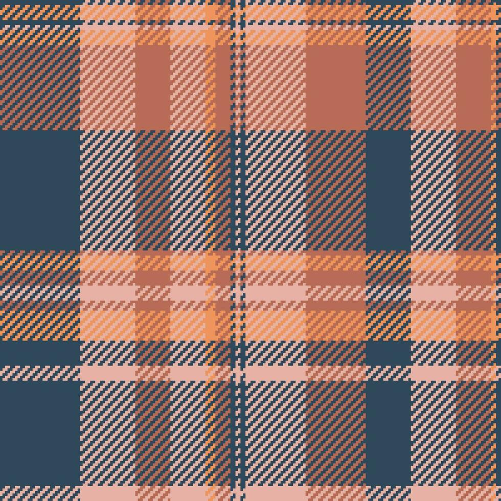 Tartan fabric pattern of texture seamless background with a check vector plaid textile.