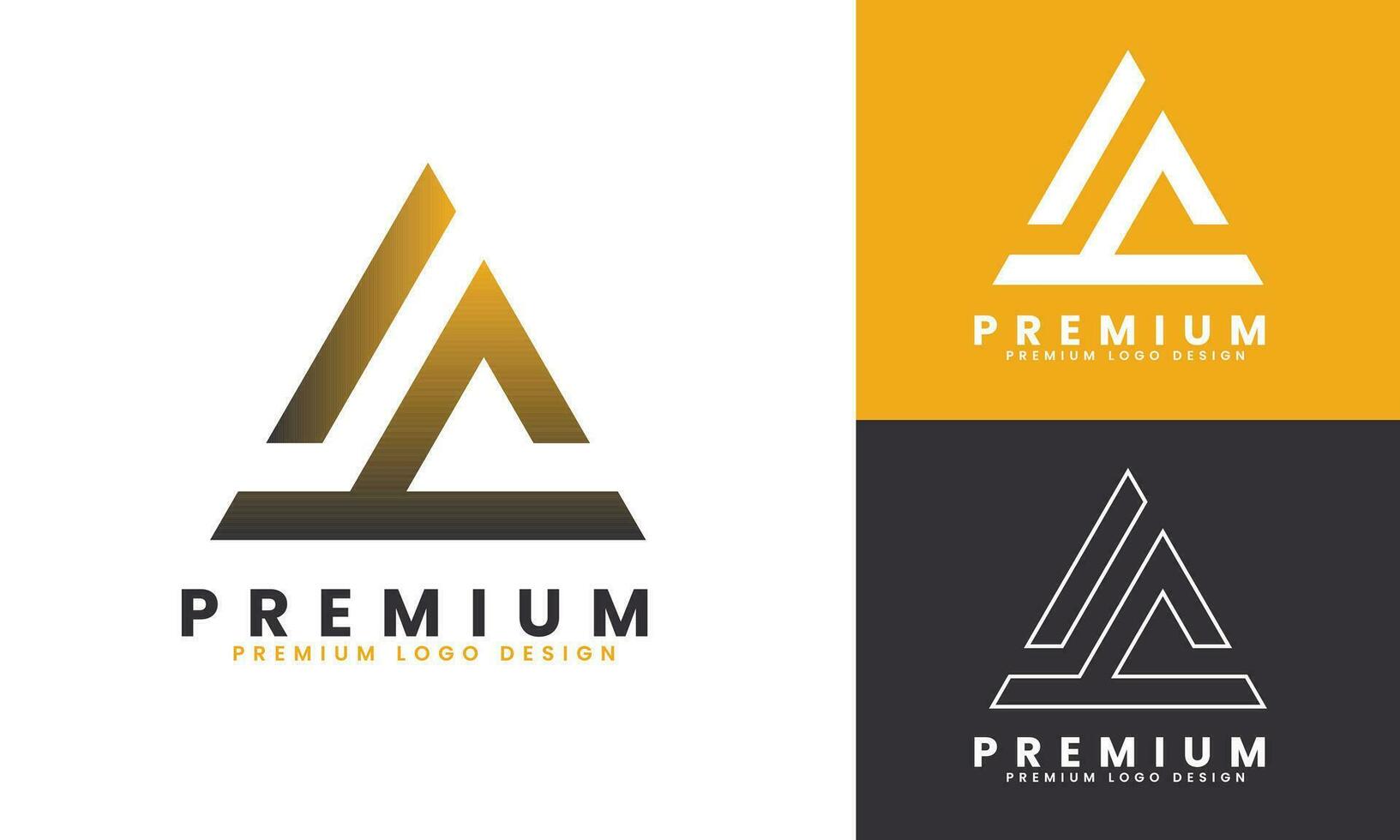 Initial A Letter Logo Design Vector Template