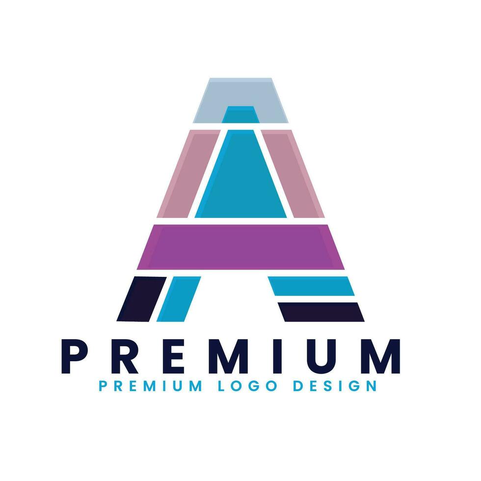 Initial A Letter Logo Design Vector Template