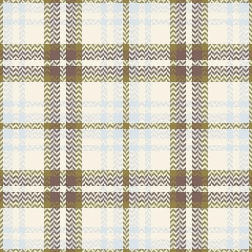 Plaid seamless pattern. Check fabric texture. Vector textile print.