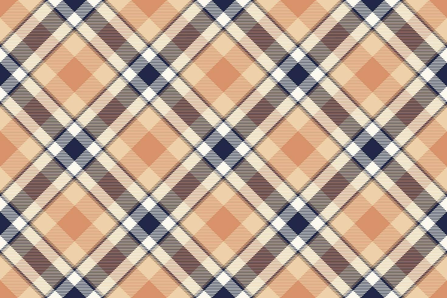 Tartan plaid background, diagonal check seamless pattern. Vector fabric texture for textile print, wrapping paper, gift card, wallpaper.