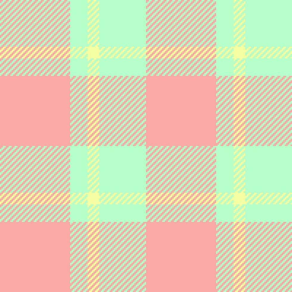 Vector seamless pattern of plaid texture textile with a fabric tartan check background.