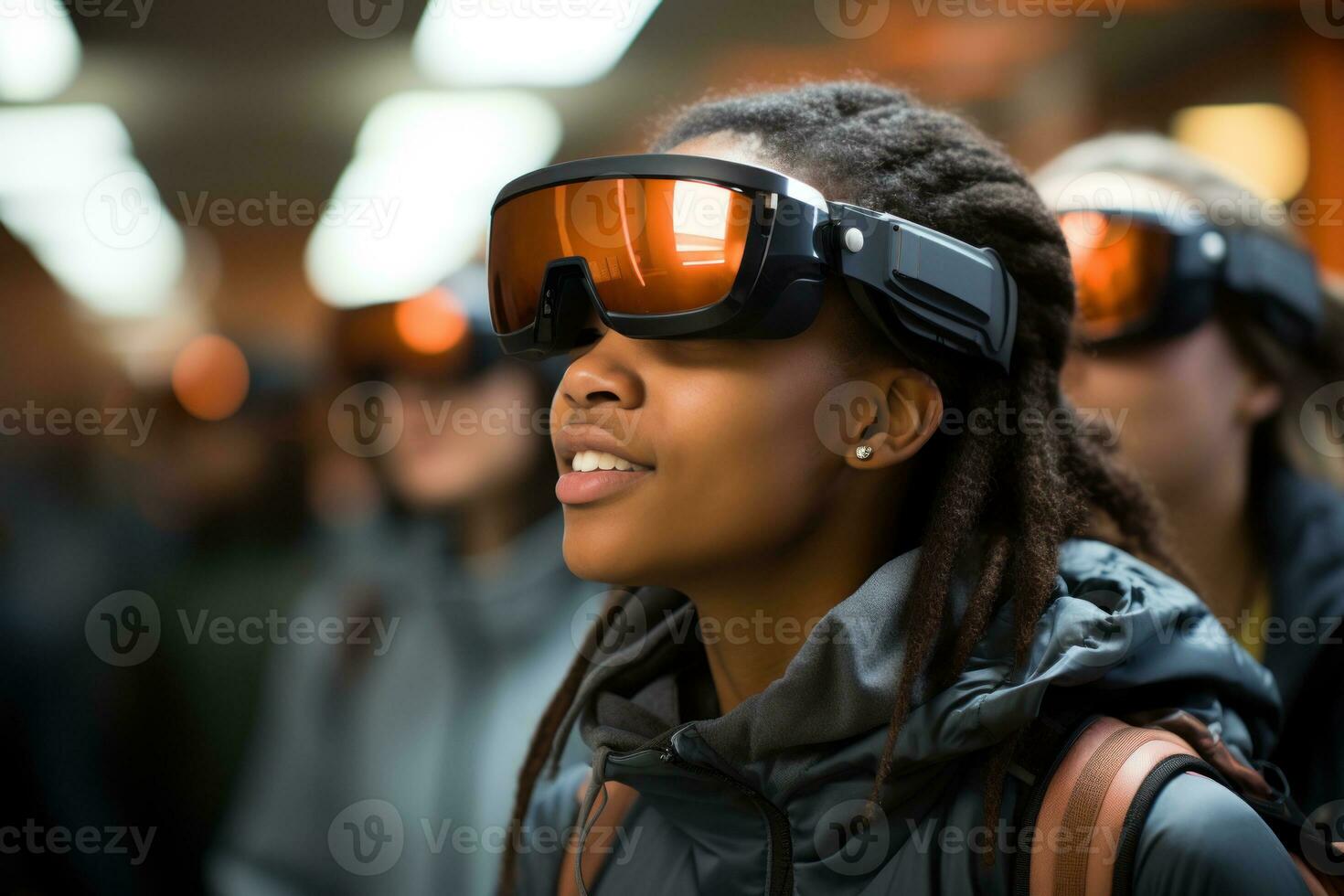 AI generated Augmented reality language learning in classroom settings