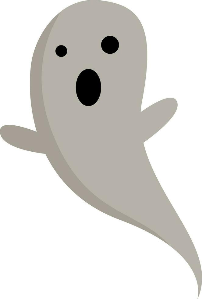 un gris fantasma vector o color ilustración