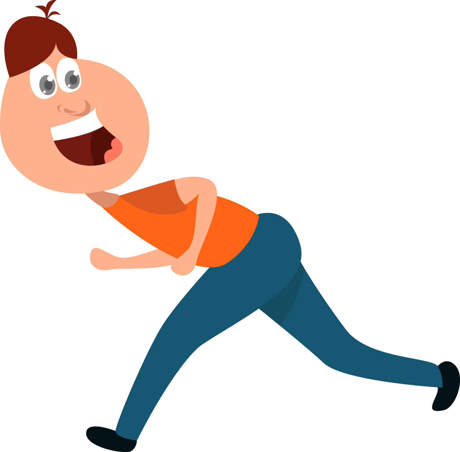 Boy Running Away Illustration Vector On White Background 35409074 Boy Running Away Illustration Vector On White Background 35409074