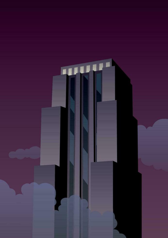 Art Deco Tower vector