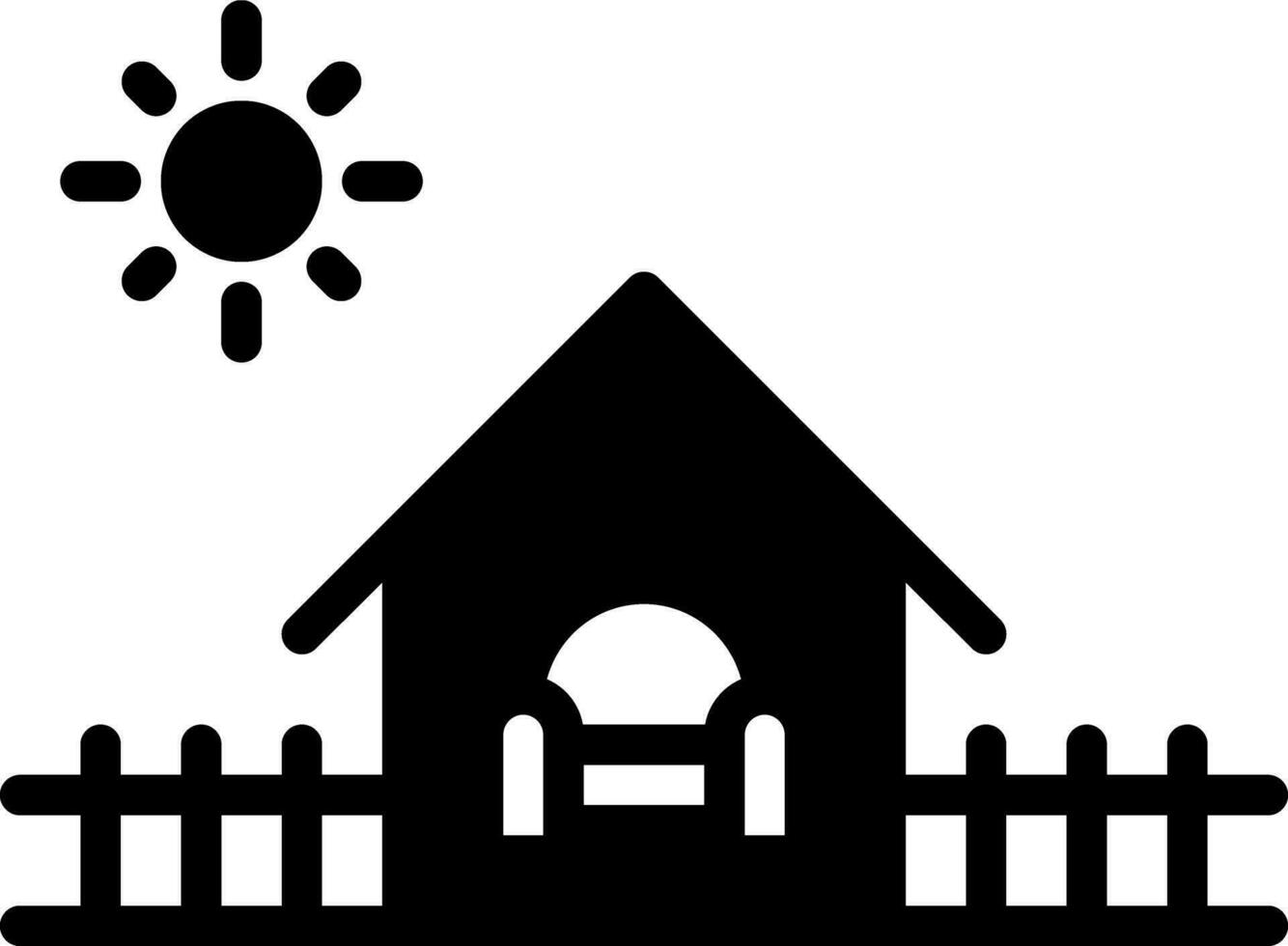 solid icon for households vector