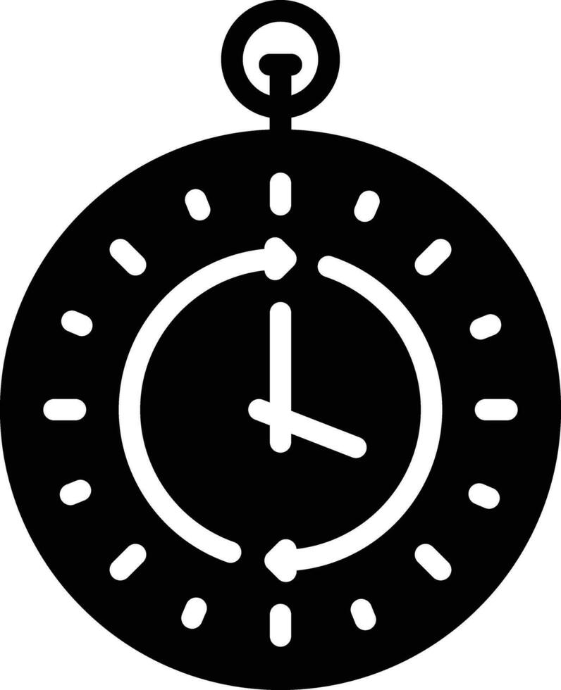 solid icon for routine vector