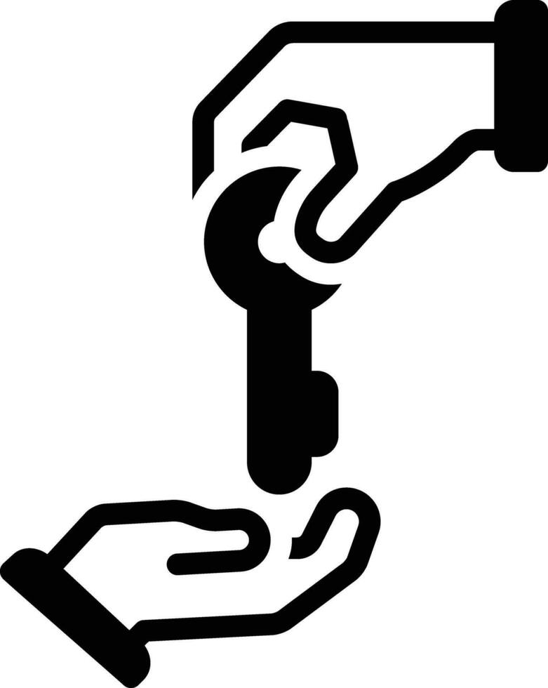 solid icon for dedicated vector