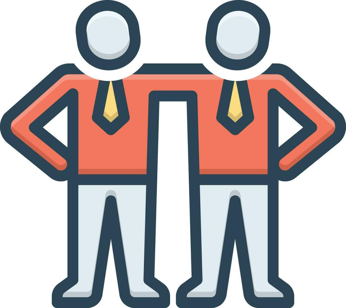 color icon for belongs vector
