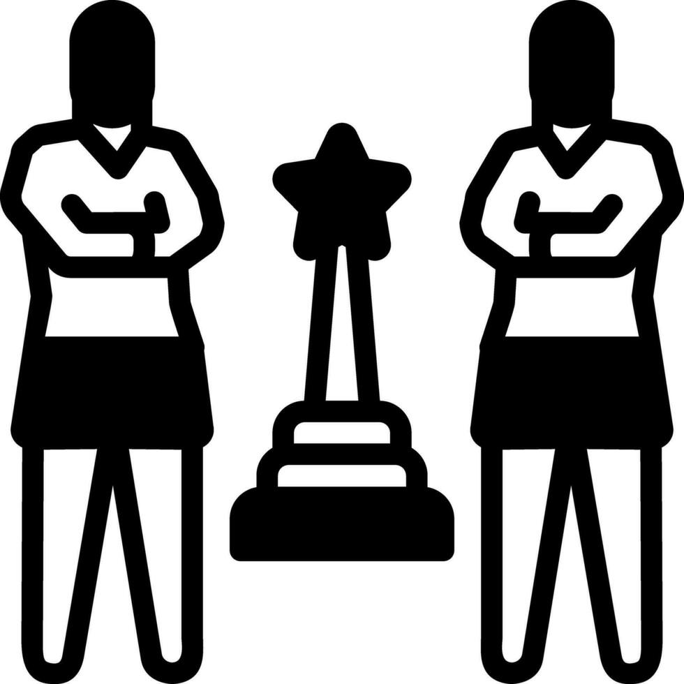 solid icon for championships vector
