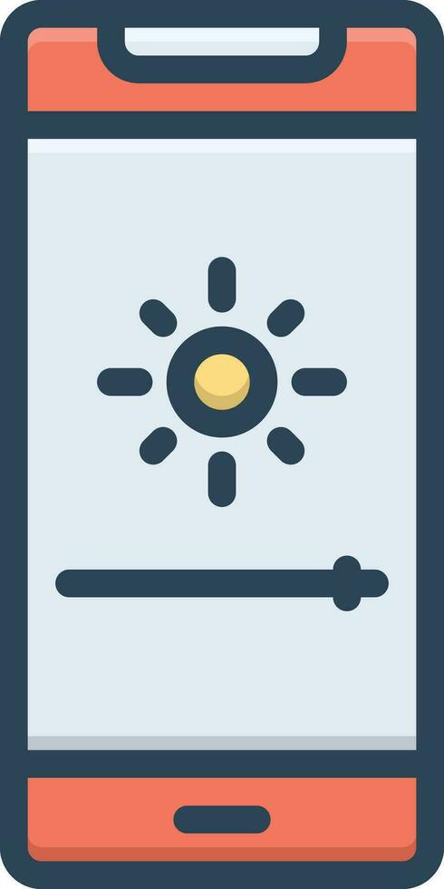 color icon for intensity vector