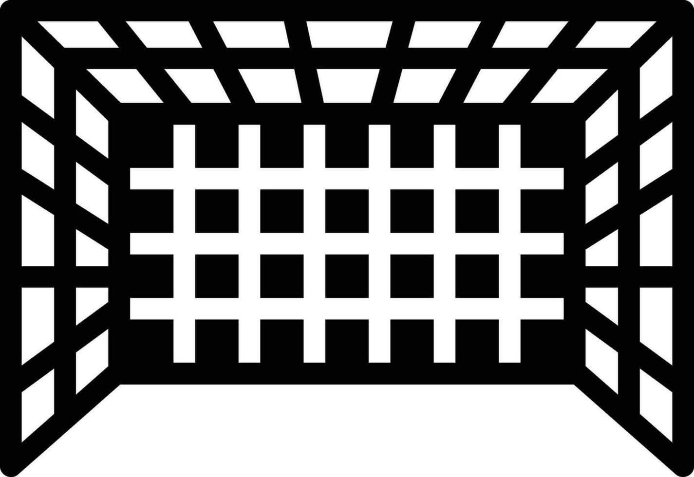 solid icon for net vector