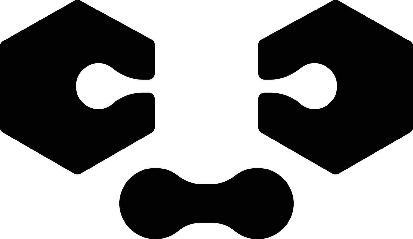 solid icon for pieces vector