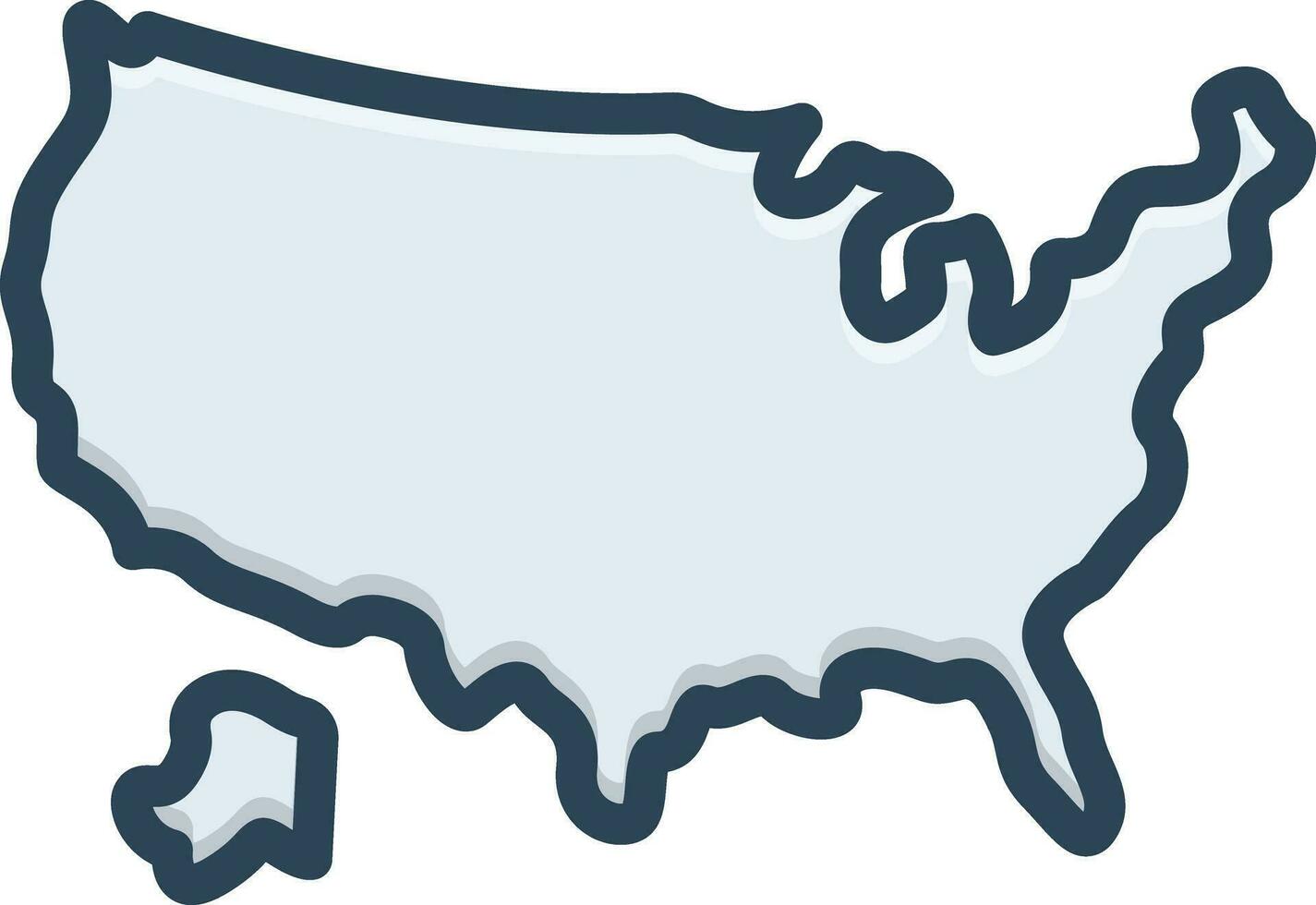 color icon for states vector