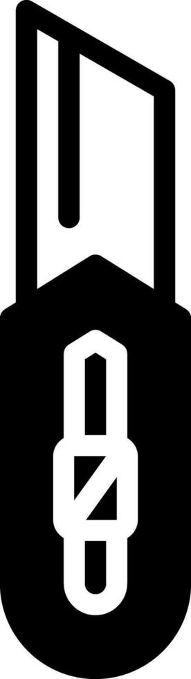 solid icon for blade vector