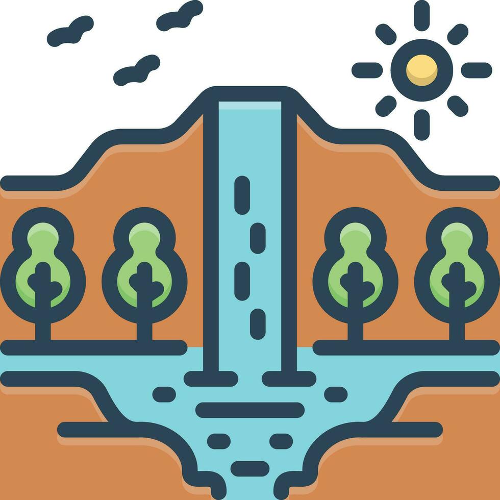 color icon for dale vector