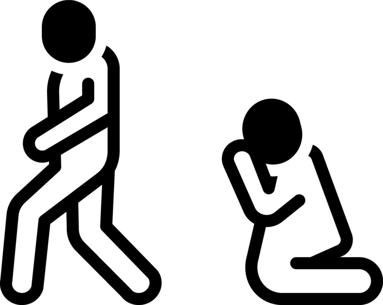 solid icon for excluded vector