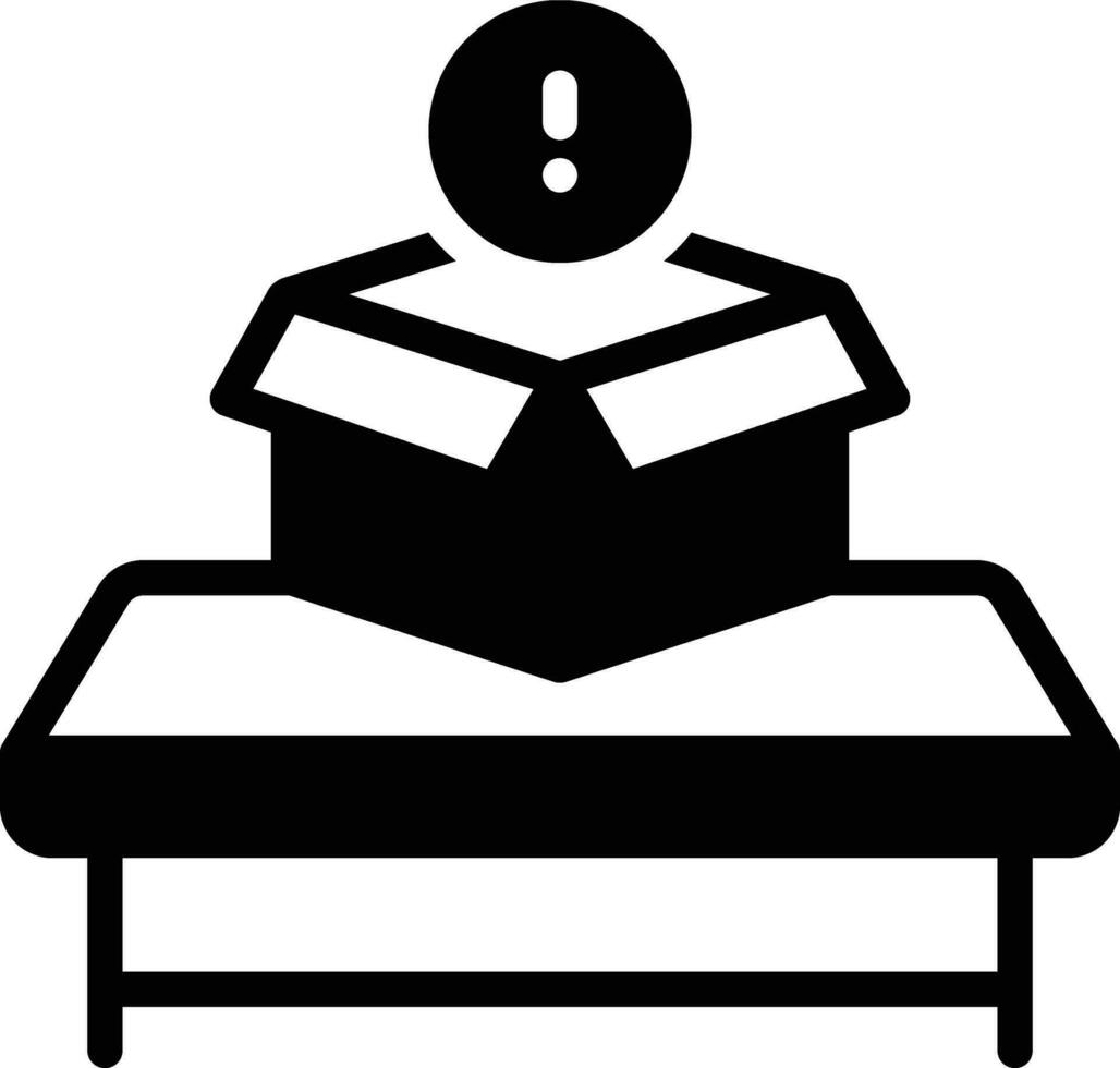 solid icon for empty vector