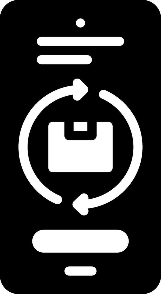 solid icon for returned vector