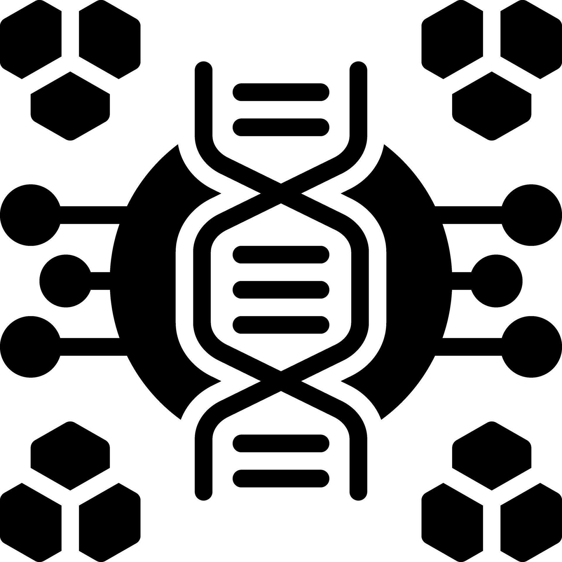 solid icon for dna 35410372 Vector Art at Vecteezy